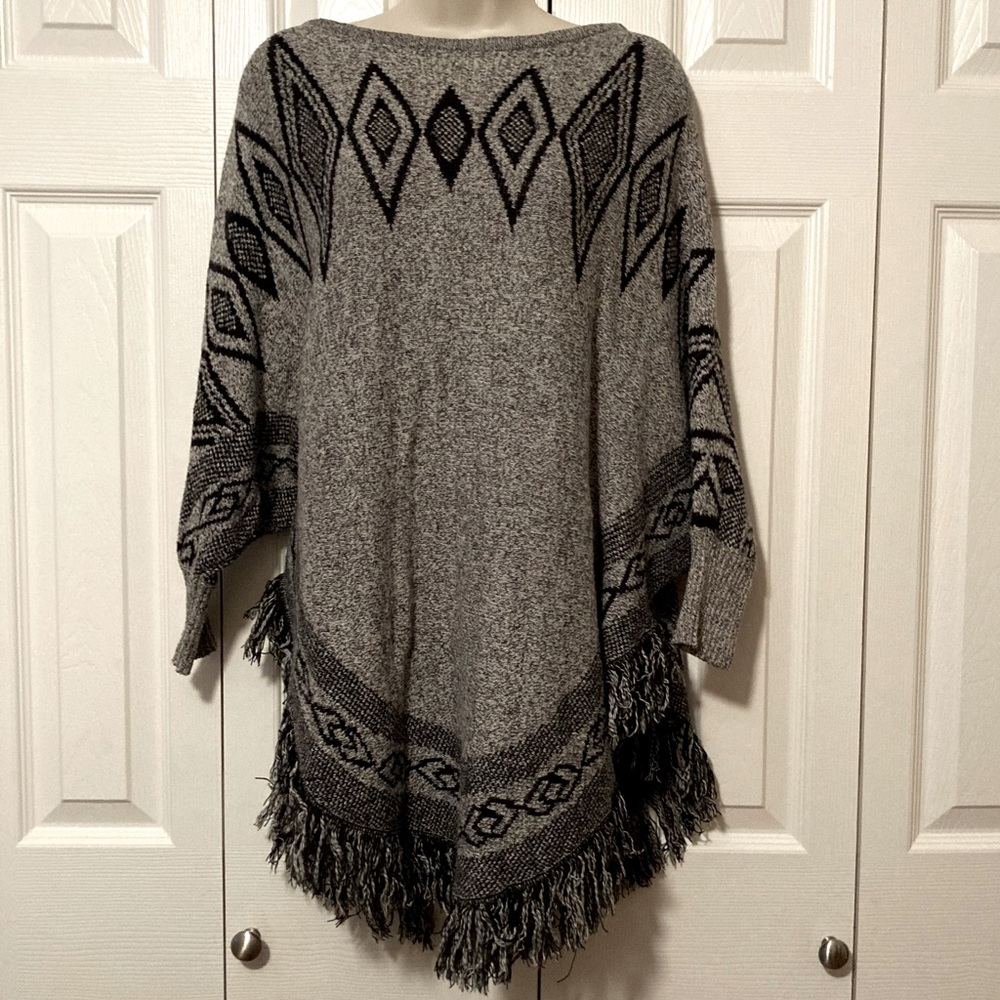 Style & Co Poncho Sweater